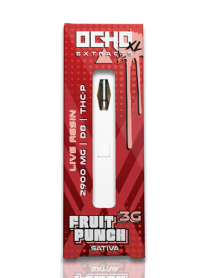 Ocho XL - 3 Gram Disposable - Fruit Punch - Live Resin THC-P Blend - Sativa