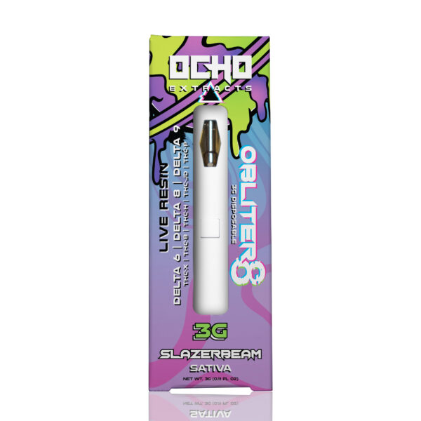 Ocho XL - 3 Gram Disposable - Slazerbeam - OBLITER8 Live Resin - Sativa