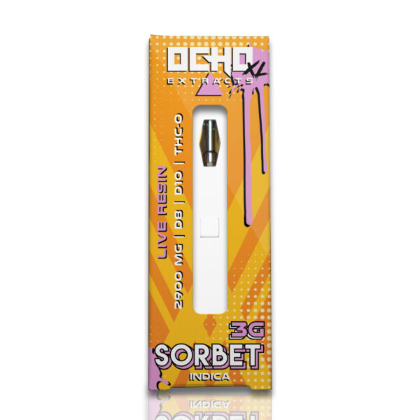 Ocho XL - 3 Gram Disposable - Sorbet - Live Resin THC-P Blend - Indica