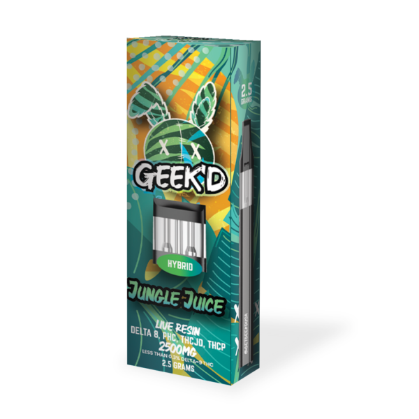 Geek’d Extracts - Knockout Blend Disposable | 2.5g - Jungle Juice – Hybrid