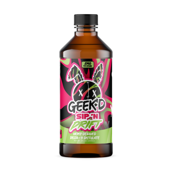 Geek'd Extracts: Sip 'n Drift - Kiwi Strawberry - Delta 9 Distillate