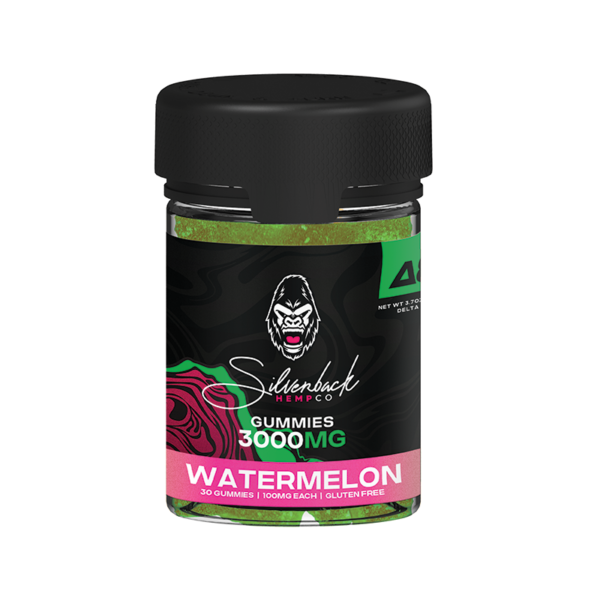 Silverback Hemp Co - 3000mg Delta 8 Gummies - Watermelon