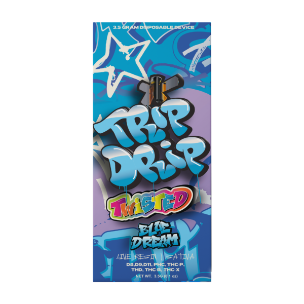 Trip Drip Twisted Disposable Vape | 3.5g - Blue Dream - Sativa
