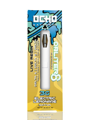 Ocho XL - 3 Gram Disposable - Electric Lemonade - OBLITER8 Live Resin - Sativa