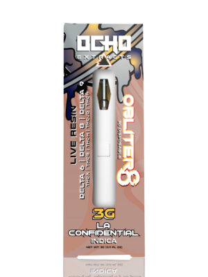 Ocho XL - 3 Gram Disposable - LA Confidential - OBLITER8 Live Resin - Indica