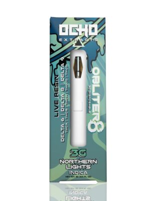 Ocho XL - 3 Gram Disposable - Northern Lights - OBLITER8 Live Resin - Indica