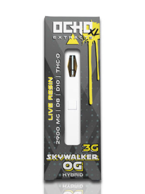 Ocho XL - 3 Gram Disposable - Skywalker OG - Live Resin THC-P Blend - Hybrid