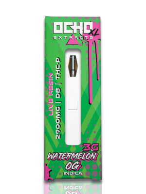 Ocho XL - 3 Gram Disposable - Watermelon OG - Live Resin THC-P Blend - Indica