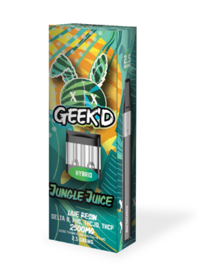 Geek’d Extracts - Knockout Blend Disposable | 2.5g - Jungle Juice – Hybrid