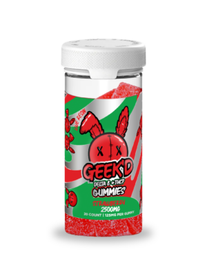 GEEK’D Extracts - Delta 8 + THCP - Gummies 2500mg - Strawberry