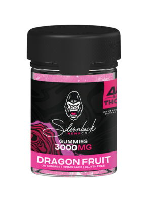 Silverback Hemp Co - 3000mg THC-P + Delta 8 Gummies - Dragon Fruit
