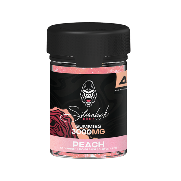 Silverback Hemp Co - 3000mg Delta 8 Gummies - Peach