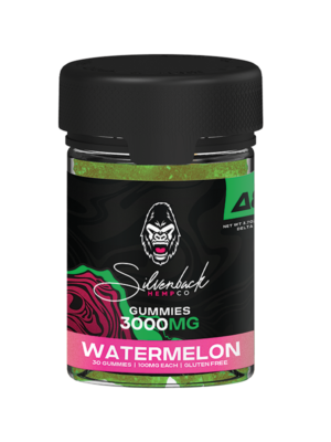 Silverback Hemp Co - 3000mg Delta 8 Gummies - Watermelon