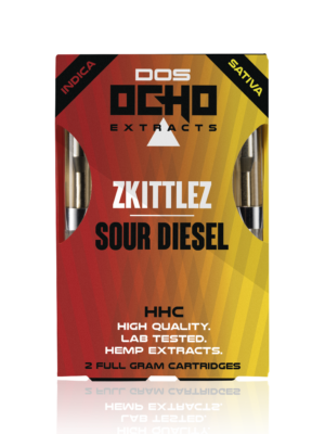Dos Ocho – Zkittlez & Sour Diesel HHC Dual (1G) Cartridges