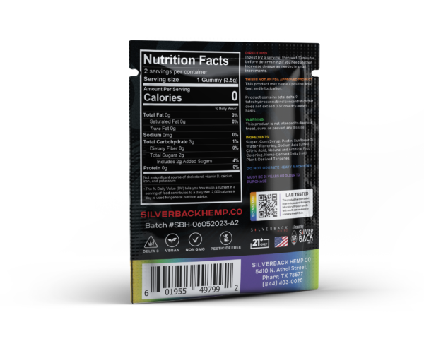 Silverback Hemp Co - Delta 8 - Assorted Flavors 2-Pack (200mg Total)