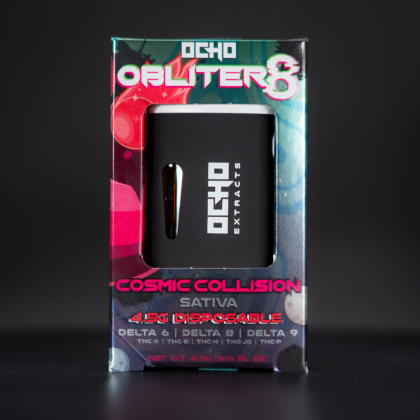 Ocho Extracts – Obliter8 - Cosmic Collision – 4.5g Disposable - Sativa