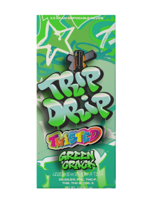 Trip Drip Twisted Disposable Vape | 3.5g - Green Crack - Sativa